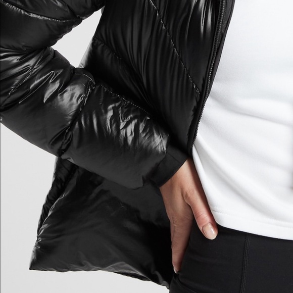 BNWT Athleta Lofty Down Jacket Black - Picture 8 of 15